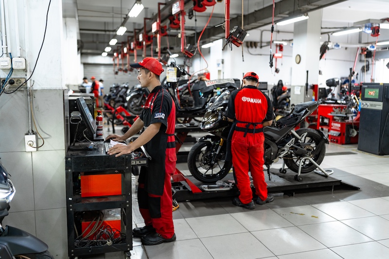 Servis Motor Yamaha di Bengkel Resmi