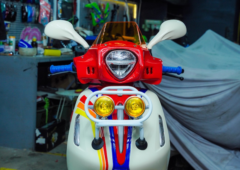 Modifikasi Grand Filano Hybrid Vintage Rally