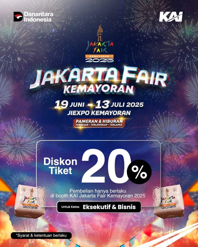 Promo Tiket Kereta di Jakarta Fair