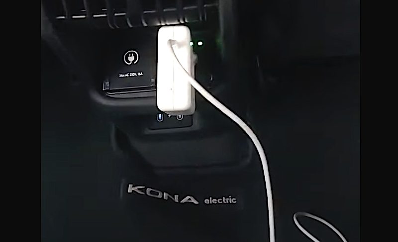 V2L Hyundai Kona Electric
