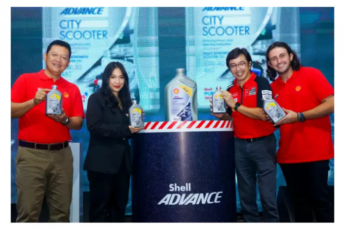 oli motor matik shell