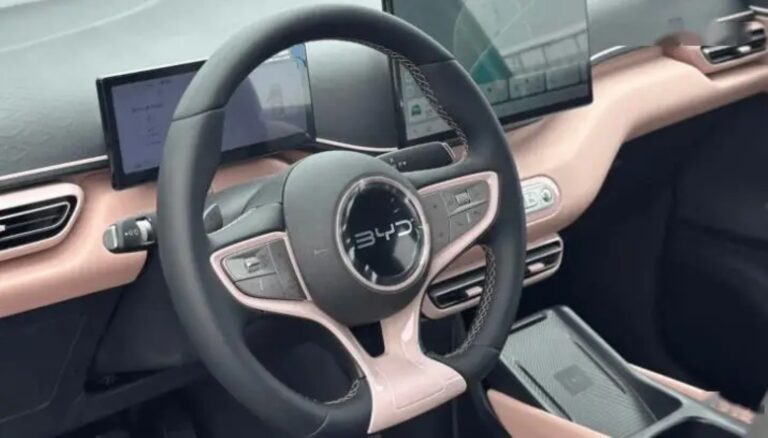 interior BYD Seagull Free Edition