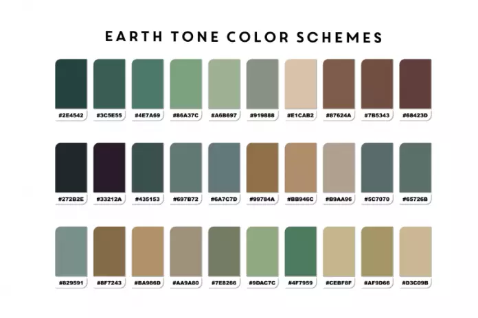 warna earth tone  