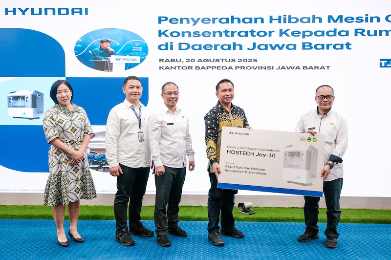 Hyundai Hibahkan Mesin Oksigen Konsentrator