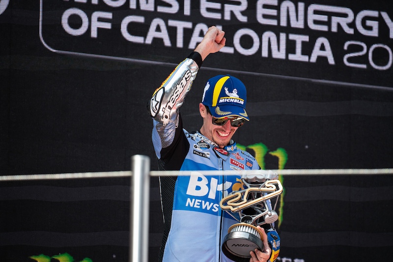 Aspira Rayakan Kemenangan Gresini Racing di Barcelona