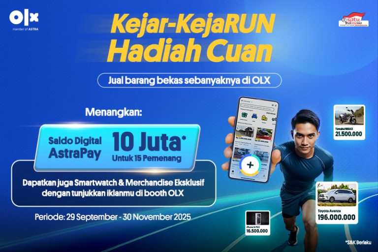 Kejar-KejaRUN Hadiah Cuan, Sambut Astra Half Marathon 2025 Bareng OLX Kejar-KejaRUN Hadiah Cuan, Sambut Astra Half Marathon 2025 Bareng OLX