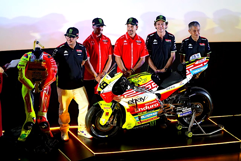 Pertamina Enduro VR46 Racing Team Luncurkan Livery Spesial Indonesia di MotoGP Mandalika