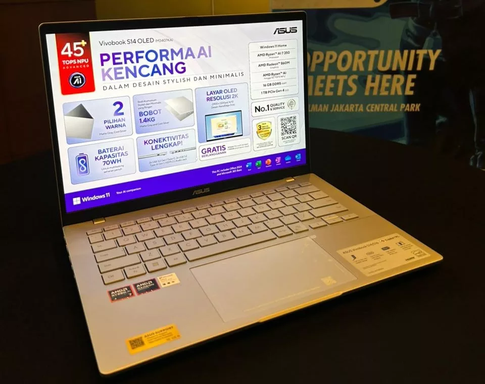 ASUS Vivobook Terbaru Meluncur di Indonesia