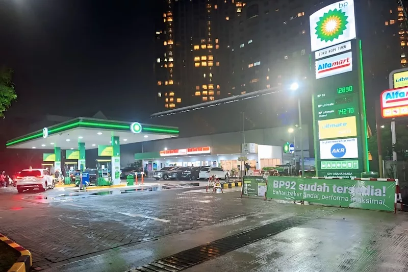 SPBU bp Mulai Jual Bensin BP 92