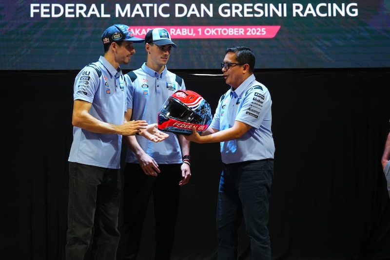 Pembalap Gresini Racing Hadir di Jakarta, Kenalkan Keunggulan Federal Oil Varian Federal Matic