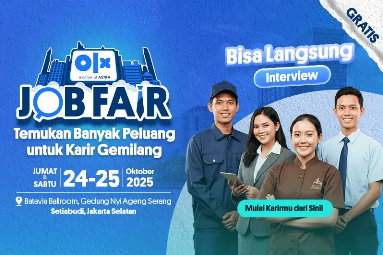 OLX Job Fair Hadir di Jakarta, Siap Pertemukan Para Pencari dan Perusahaan Penyedia Lowongan Kerja