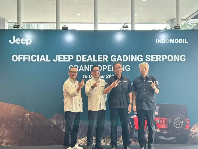 peresmian dealer jeep gading serpong