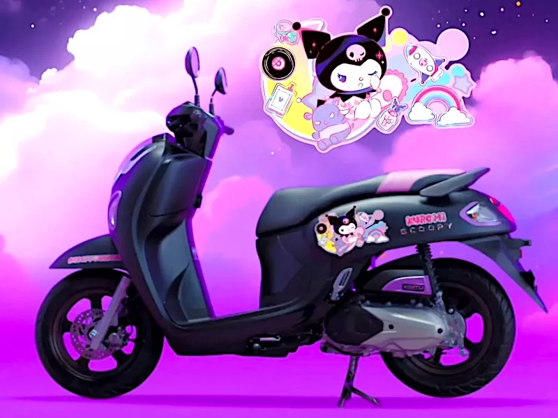 AHM Rilis Honda Scoopy Kuromi