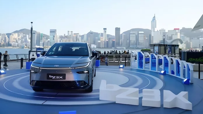 Toyota bZ3X Meluncur di Hong Kong