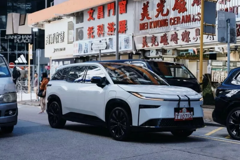 Toyota bZ3X Meluncur di Hong Kong