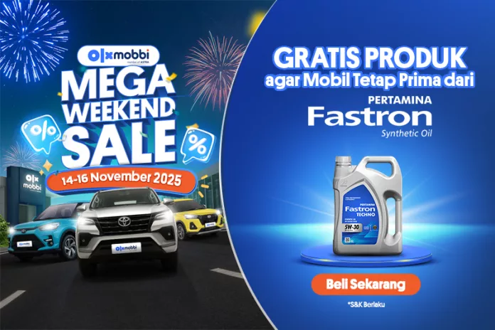 OLXmobbi Mega Weekend Sale, Berkesempatan Lucky Draw Oli Fastron! OLXmobbi Mega Weekend Sale Fastron