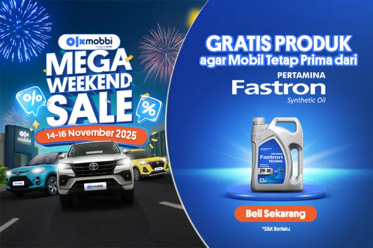 OLXmobbi Mega Weekend Sale, Berkesempatan Lucky Draw Oli Fastron!