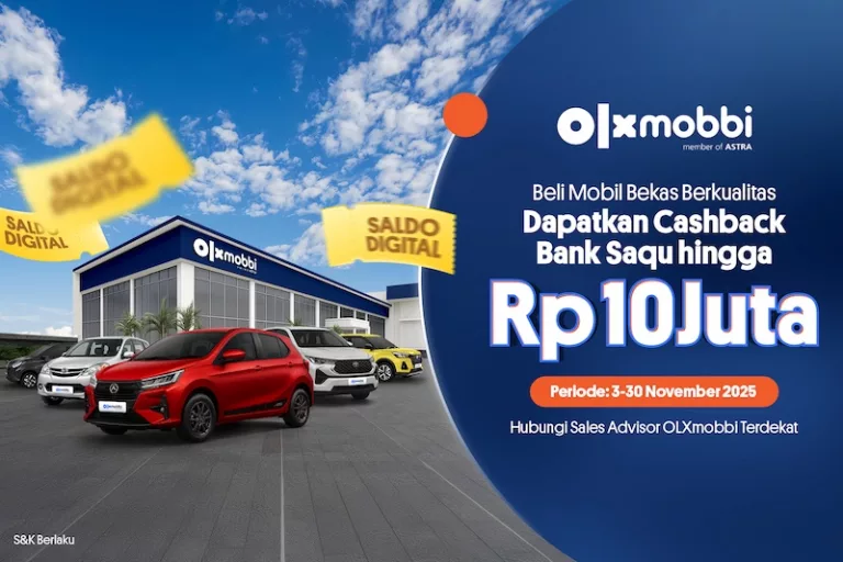 Diskon 10 Juta Beli Mobil Bekas di OLXmobbi Diperpanjang Hingga Akhir November 2025