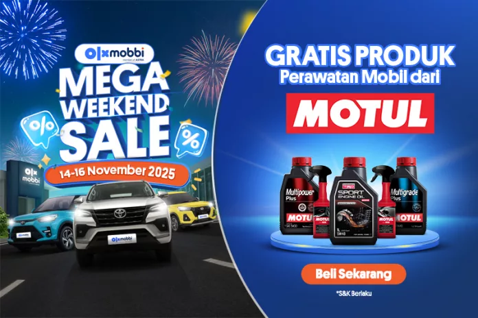 SPK Mobil Bekas di OLXmobbi Mega Weekend Sale, Free Produk Perawatan Motul OLXmobbi Mega Weekend Sale Motul