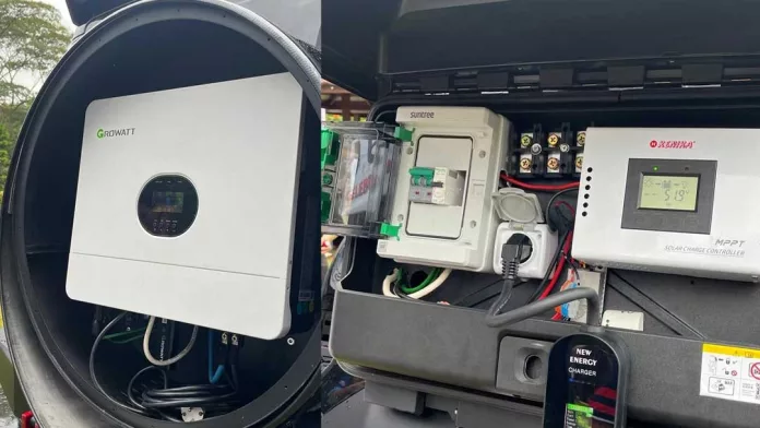 Wow, Modifikasi Chery J6 Gunakan Panel Surya