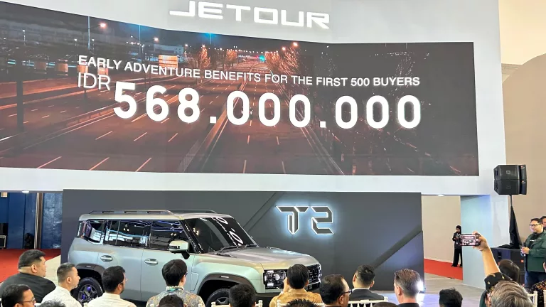 Resmi Rilis di GJAW 2025! JETOUR T2 Dibanderol Rp568 Juta untuk 500 Pembeli Pertama