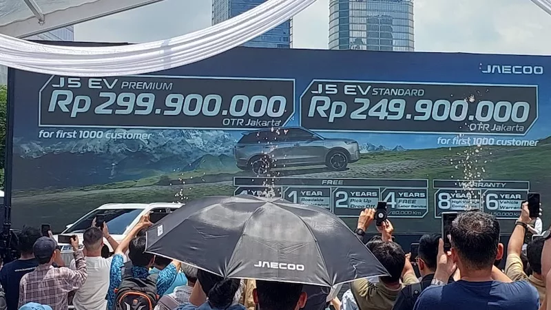 Harga Jaecoo J5 eV