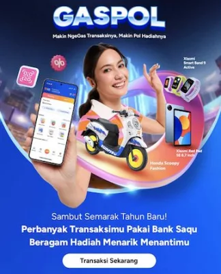 Transaksi di Bank Saqu, GASPOL! Langsung Bawa Pulang Honda Scoopy Baru Promo Bank Saqu