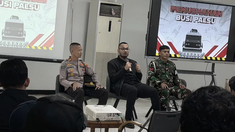 Niterra Mobility Indonesia Musnahkan Busi NGK Palsu