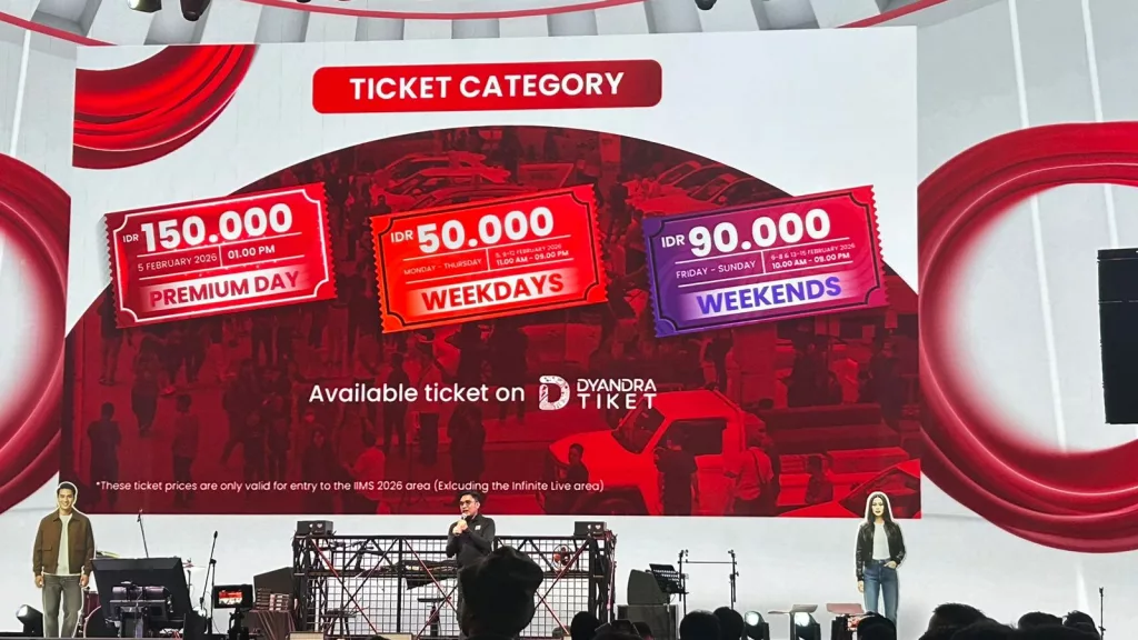 Harga Tiket IIMS 2026