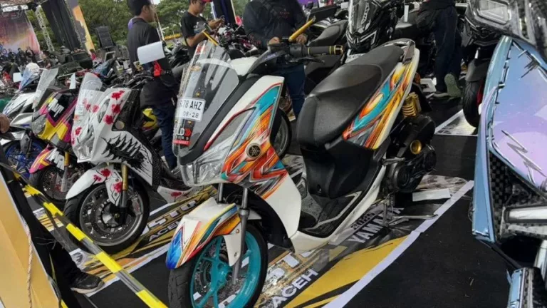 Modifikasi Yamaha Lexi Bisa Starter dari HP