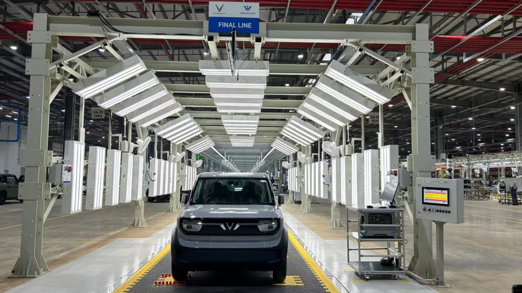 peresmian pabrik vinfast di subang