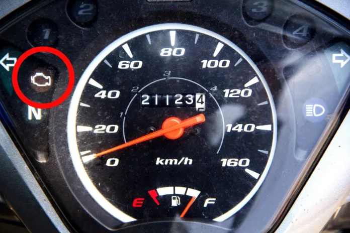 penyebab lampu indikator injeksi menyala terus pada motor