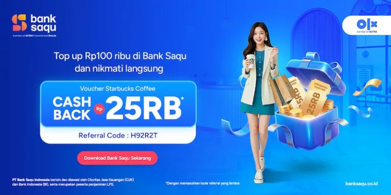 Suka Ngopi? Buka Rekening Bank Saqu Sekarang dan Nikmati Promo Starbucks Rp25 Ribu!