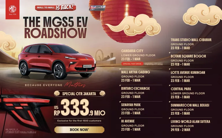 MG Tebar Promo di The MGS5 EV Roadshow
