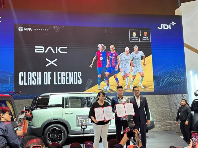 BAIC Indonesia main sponsor Clash of Legends Jakarta