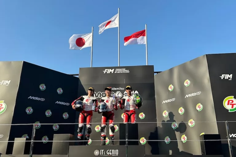 Pebalap Muda Astra Honda Curi Podium di Laga Pembuka Moto4 Asia Cup Buriram
