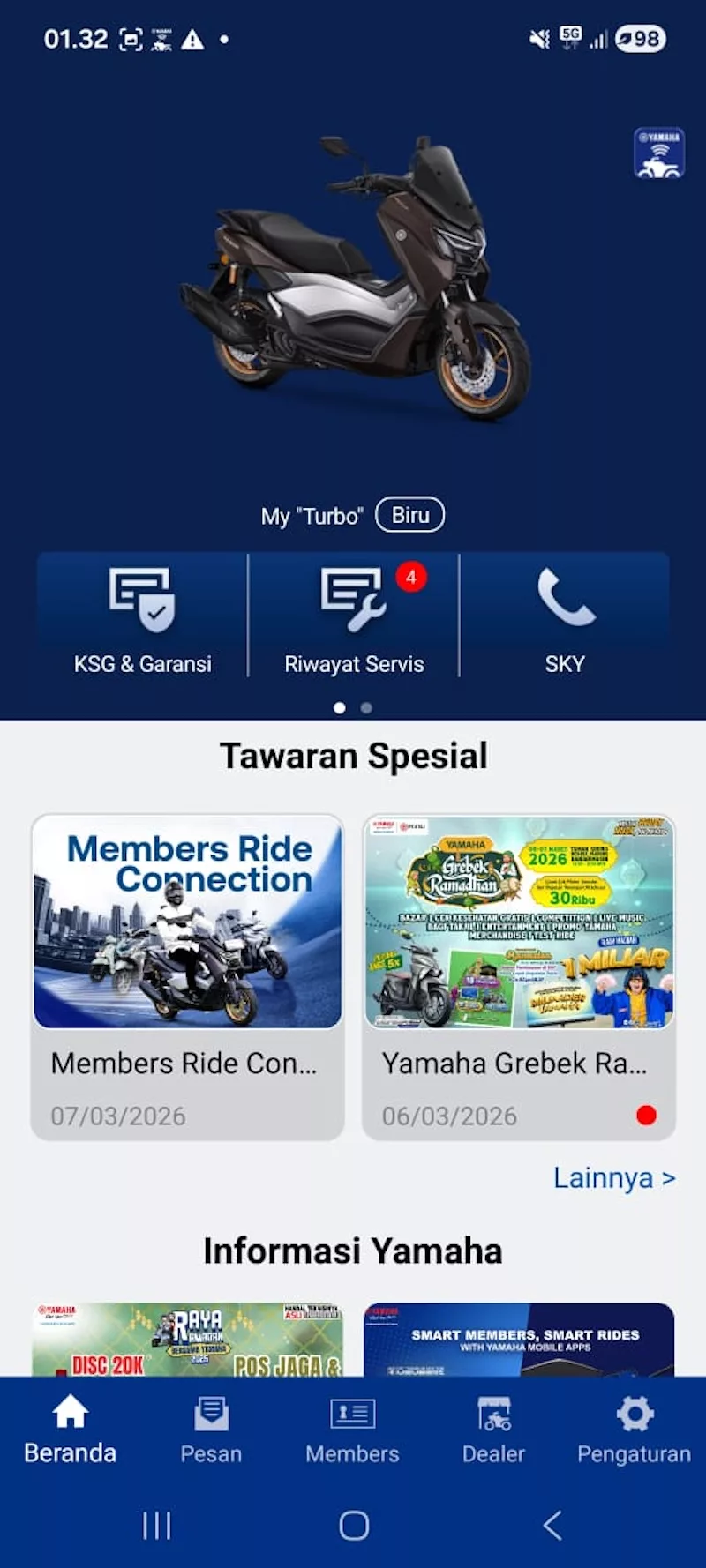 Perbedaan Aplikasi My Yamaha Motor dan Yamaha Connect