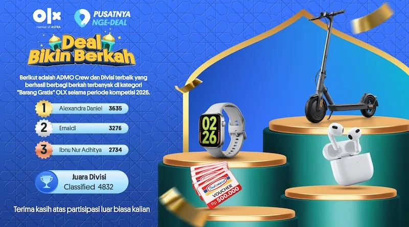 Pengumuman Pemenang #DealBikinBerkah: Ini Dia Para Pahlawan Kebaikan ADMO!