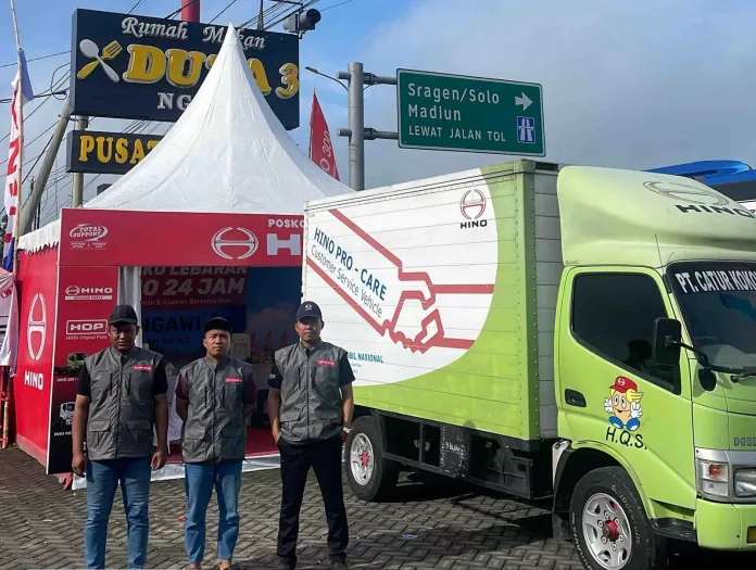 Hino Siagakan 18 Posko Lebaran 2026, Pastikan Armada Tetap Jalan Tanpa Hambatan Hino Posko Lebaran 2026