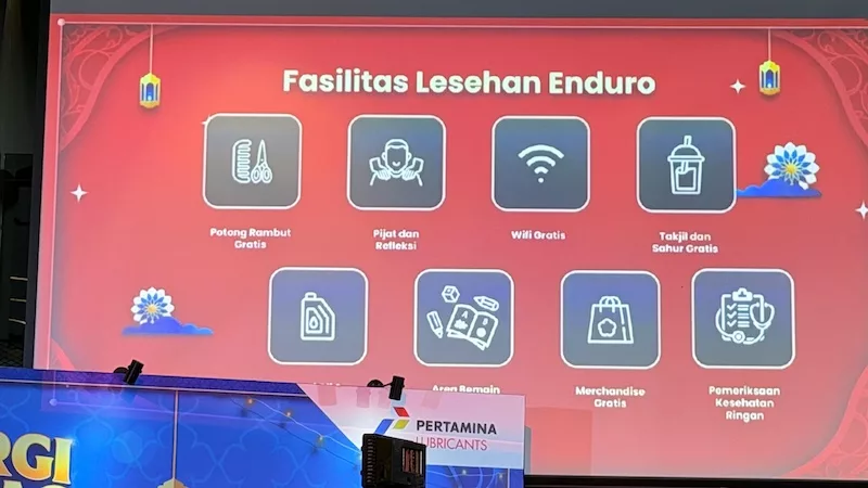 Pertamina Lubricants Buka Posko Lesehan Enduro dan Selasar Fastron di Jalur Mudik Lebaran 2026