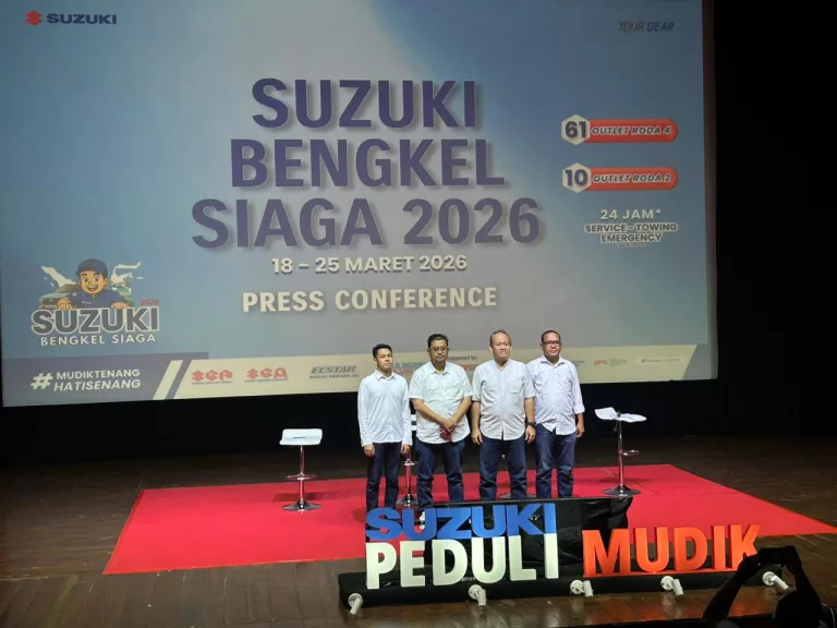 Hadapi Lonjakan Pemudik 2026, Suzuki Siapkan 71 Bengkel di Jalur Mudik