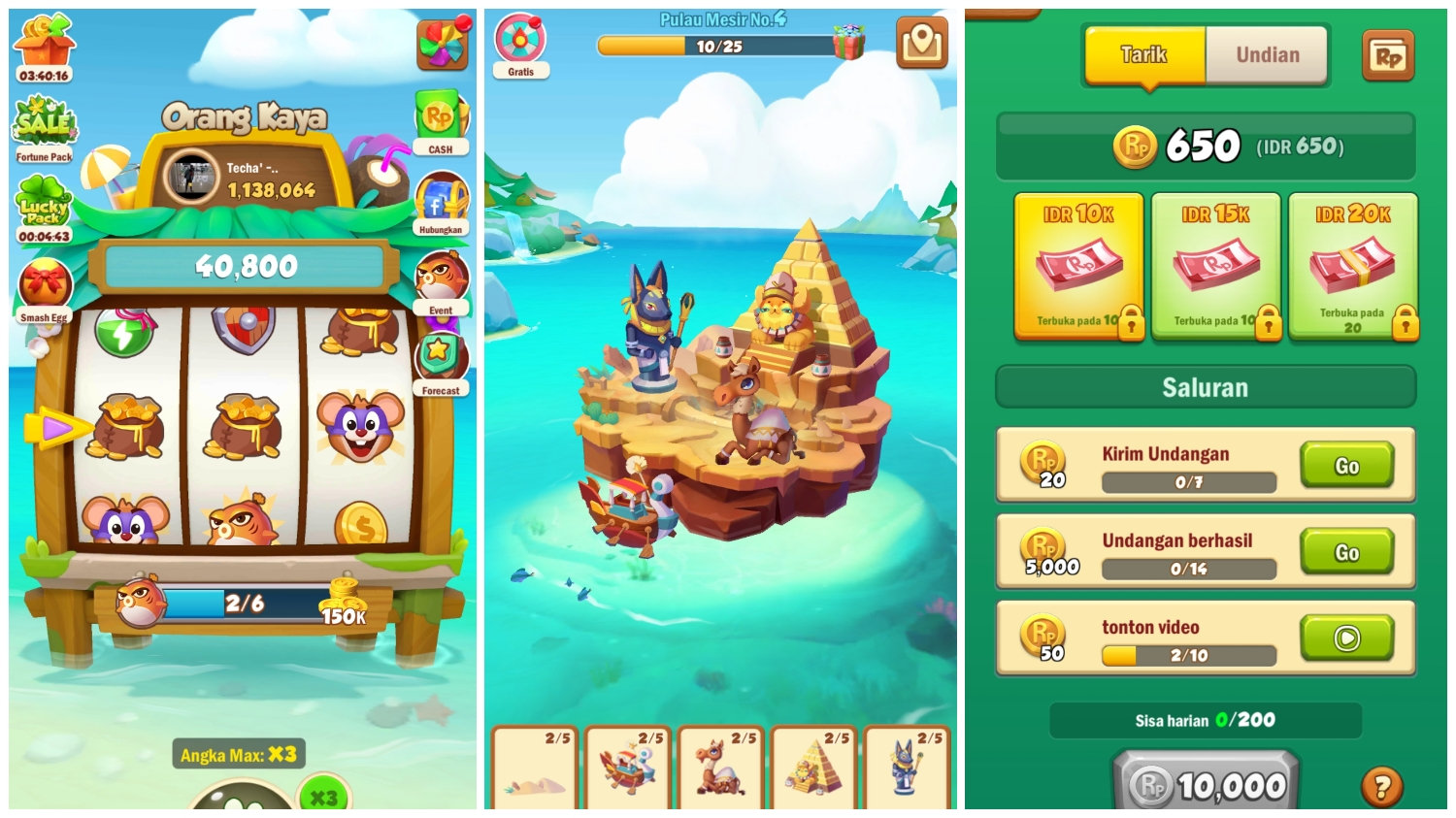 island king game penghasil dana