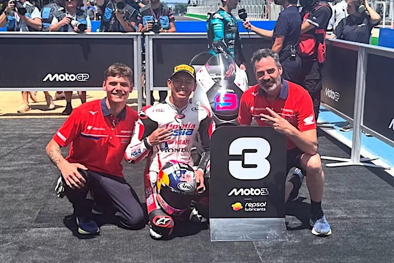 Veda Pratama Podium 3 Moto3 Brazil