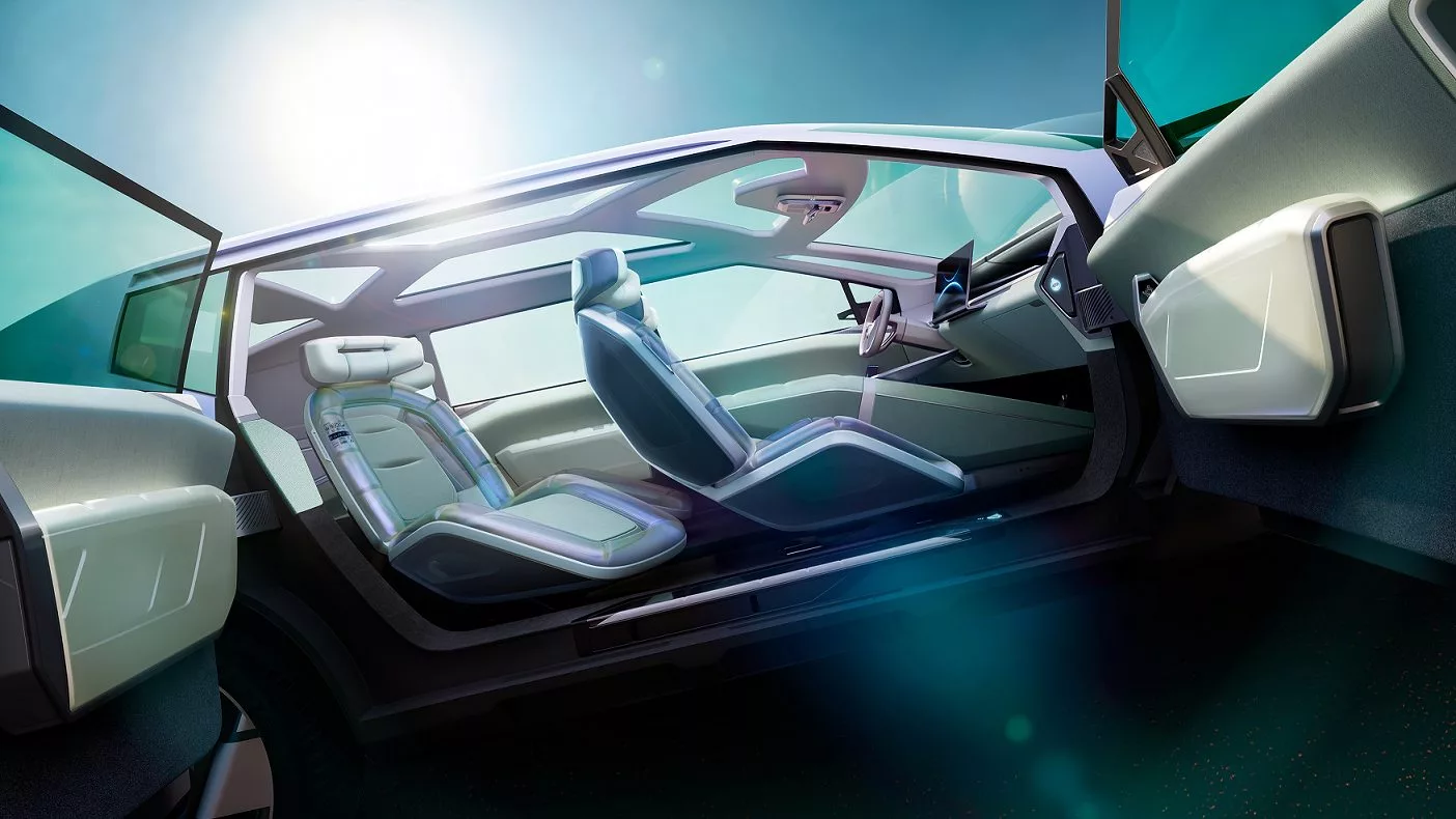 Tampilan interior IONIQ Konsep EARTH