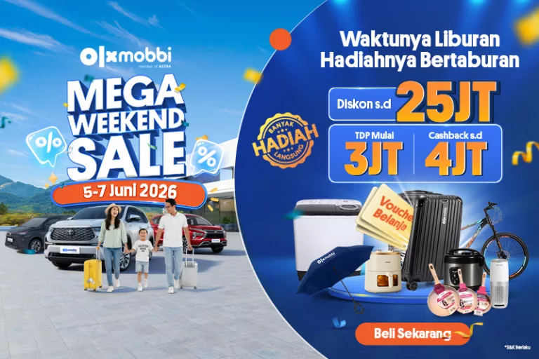 Woro-Woro! Mega Weekend Sale OLXmobbi Tebar Diskon Mobil Bekas Rp25 Juta