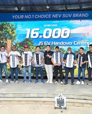 Laris Manis Tembus 16.000 Unit, Penjualan JAECOO J5 EV Rayakan Kesuksesan Lewat Kumpul Komunitas di PIK Penjualan JAECOO J5 EV