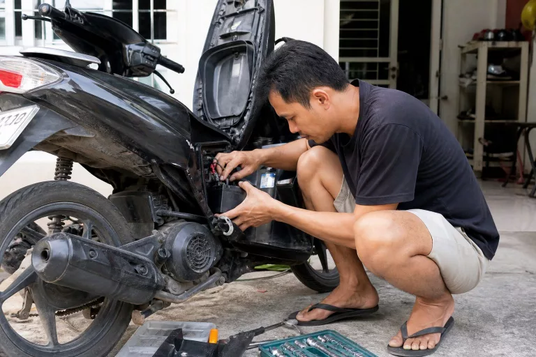 Motor Matic Tidak Bisa Distarter? Jangan Panik, Ini Solusinya!