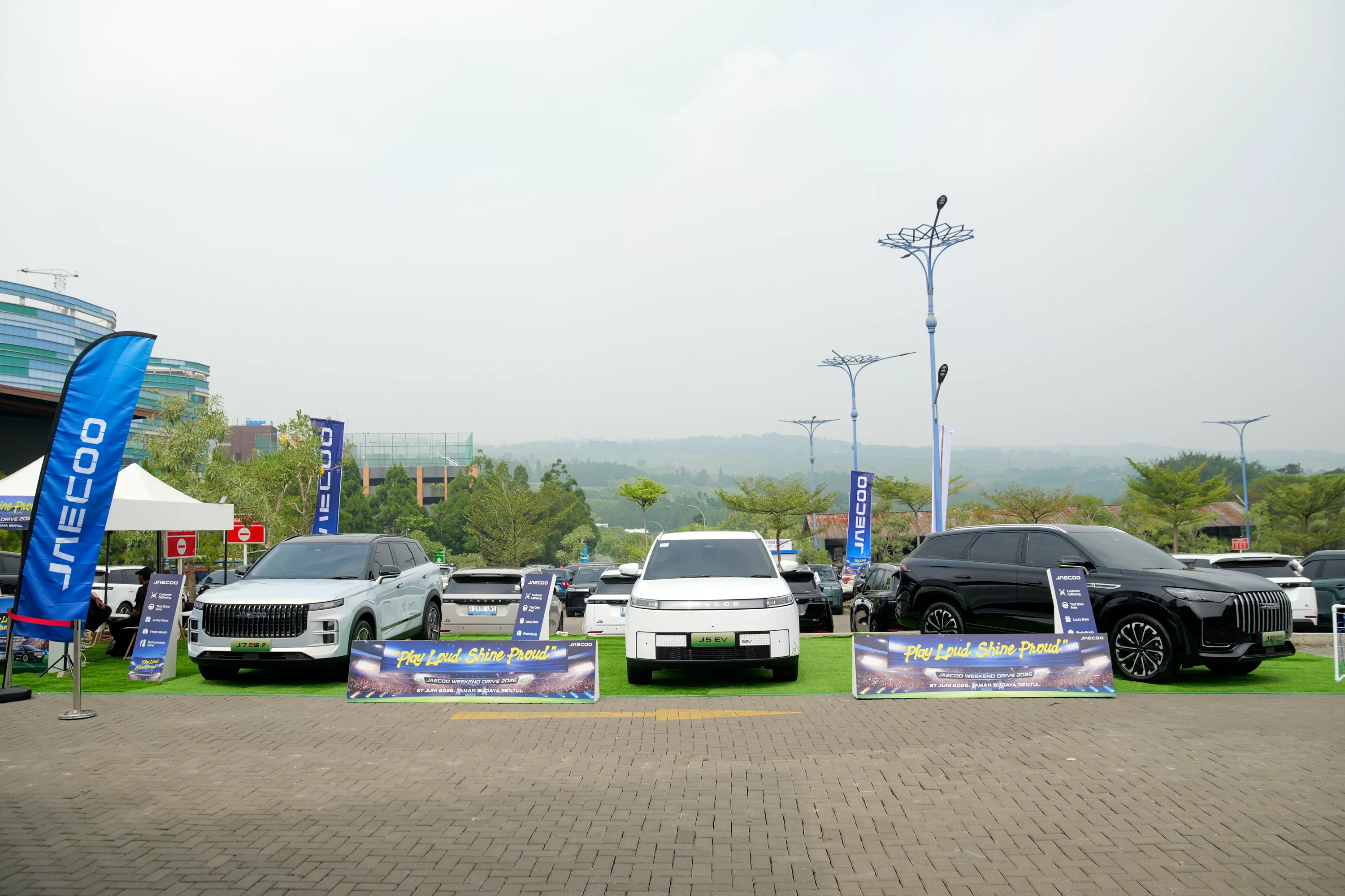 Display lineup JAECOO di acara JAECOO Weekend Drive 2026