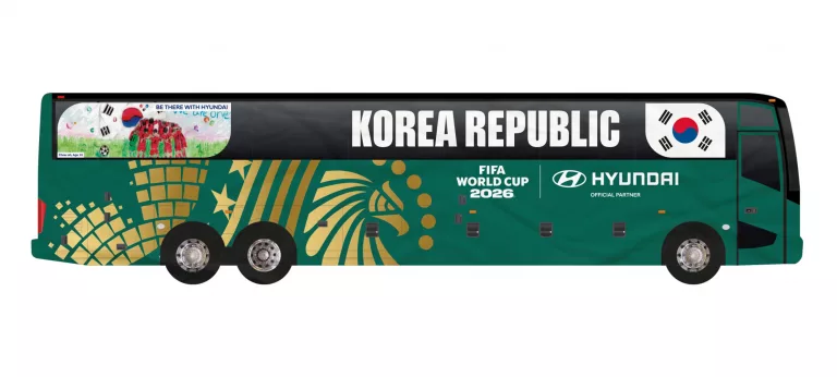 Gandeng Son Heung-min, Hyundai Pamerkan Desain Bus Resmi Piala Dunia 2026