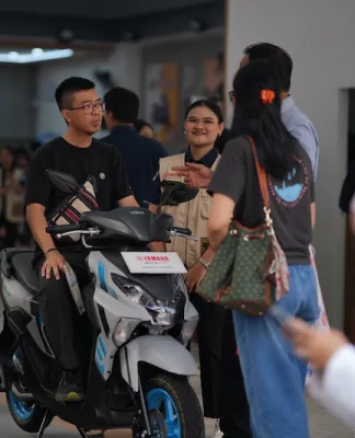 Promo Yamaha di Jakarta Fair Kemayoran 2026, Lelang Grand Filano Hingga Bagi-Bagi Motor Gratis Promo Yamaha di Jakarta Fair Kemayoran 2026